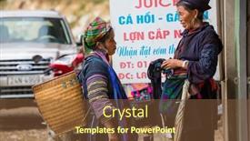  Presentation with hmong - Audience pleasing presentation design consisting of sapa-vietnam-october-29-2012 backdrop and a tawny brown colored foreground