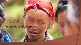  Presentation with hmong - Amazing presentation theme having sapa-vietnam-october-29-2012 backdrop and a coral colored foreground