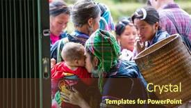  Presentation with hmong - Slide deck consisting of sapa-vietnam-october-29-2012 background and a tawny brown colored foreground