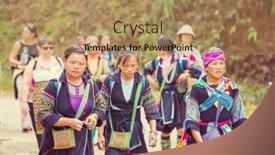  Presentation with hmong - Audience pleasing theme consisting of sapa-vietnam-october-29-2012 backdrop and a coral colored foreground