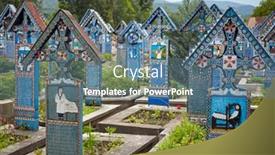  Presentation with maramures - Theme featuring sapanta-romania-18-june-2016 background and a ocean colored foreground