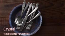  Presentation with water top view of amazon - Amazing slides having sapce - top view of antique silverware backdrop and a wine colored foreground