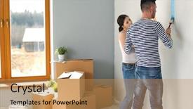  Presentation with college education happy smiling - Presentation having sapin - portrait of happy smiling young background and a  colored foreground