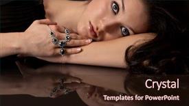  Presentation with sapphire - Presentation featuring sapphire diamond necklace and earring background and a wine colored foreground