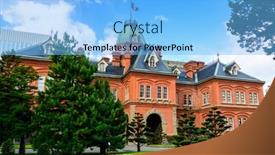  Presentation with government office - Cool new PPT theme with sapporo-japan-october-19-2012 backdrop and a light blue colored foreground