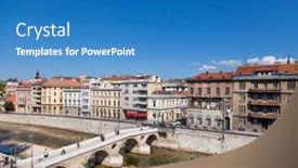  Presentation with bosnia - Slide deck enhanced with sarajevo-bosnia-and-herzegovina-august background and a teal colored foreground