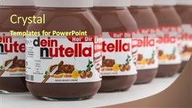  Presentation with nutella - Presentation theme featuring sarajevo-bosnia-and-herzegovina-march background and a tawny brown colored foreground