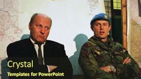  Presentation with united nations - Theme featuring sarajevo-bosnia-feb-8-british background and a wine colored foreground