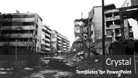  Presentation with friday - Slide set enhanced with sarajevo-bosnia-mar-15-crushed background and a dark gray colored foreground