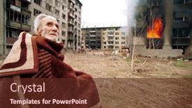  Presentation with bosnia - Cool new presentation theme with sarajevo-bosnia-march-17 backdrop and a tawny brown colored foreground