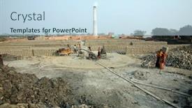  Presentation with manufacturing - Slide set featuring sarberia-india-january-16 background and a sky blue colored foreground