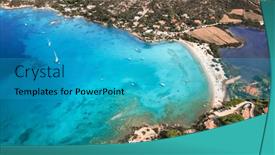  Presentation with beautiful nature - PPT theme featuring sardegnia-island-nature-scenery background and a  colored foreground