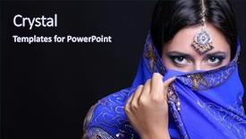  Presentation with saree - Amazing slides having saree - young pretty woman in indian backdrop and a wine colored foreground