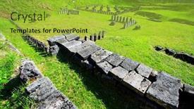  Presentation with altitude - PPT layouts with sarmizegetusa regia situated at 1200m altitude it was the strategical centre of the dacian defensive system in orastiei mountains background and a yellow colored foreground