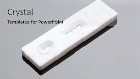  Presentation with antigen test - Presentation theme consisting of sars-cov-2-rapid-antigen background and a light gray colored foreground