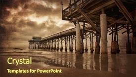  Presentation with sate - Colorful PPT theme enhanced with sate - moody picture of the cocoa backdrop and a tawny brown colored foreground