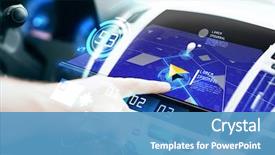  Presentation with destination - Slide set having satellite - transport destination modern technology background and a teal colored foreground