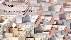  Presentation with satellite dish - Beautiful presentation featuring satellite dish - holiday villas of tenerife canaries backdrop and a soft green colored foreground