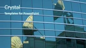  Presentation with satellite dish - Amazing slide set having satellite dishes reflected in office backdrop and a  colored foreground