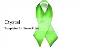  Presentation with breast cancer awareness - PPT layouts enhanced with satin breast cancer awareness ribbon background and a white colored foreground