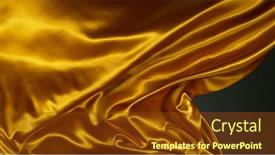  Presentation with offshore wind energy - Theme enhanced with satin-cloth-flowing-by-wind background and a tawny brown colored foreground