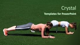  Presentation with weight loss - Beautiful slide set featuring satisfied-beautiful-healthy-slimy-young backdrop and a tawny brown colored foreground