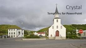  Presentation with fisherman - PPT theme having saudarkrokur-an-arctic-fisherman-s background and a  colored foreground