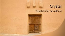  Presentation with riyadh - Cool new theme with saude - streets of the old city backdrop and a coral colored foreground