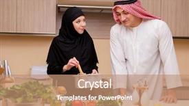  Presentation with arab israeli conflict - Cool new theme with saudi food - young arab family backdrop and a coral colored foreground