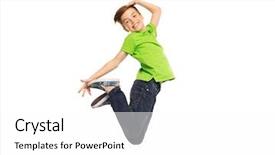  Presentation with movement - Audience pleasing PPT theme consisting of saut - happiness childhood freedom movement backdrop and a white colored foreground