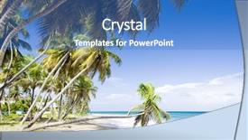  Presentation with maya bay - Audience pleasing PPT theme consisting of sauteurs bay grenada backdrop and a teal colored foreground