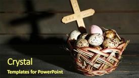  Presentation with bird eggs - Cool new presentation with  backdrop and a  colored foreground