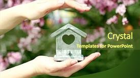  Presentation with box - Presentation with  background and a  colored foreground