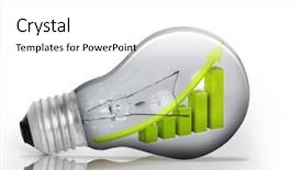  Presentation with bulb - Slides with christmas woman with finger point aside background and a sky blue colored foreground