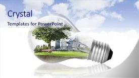  Presentation with bulb - Amazing PPT layouts having save electricity - bulb backdrop and a sky blue colored foreground