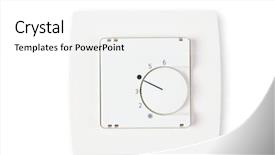  Presentation with electricity - Presentation having save electricity - isolated regulator for heating background and a white colored foreground