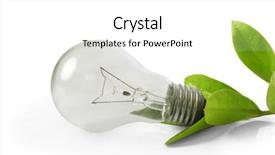  Presentation with innovation lightbulb - Amazing theme having save electricity - lightbulb backdrop and a white colored foreground
