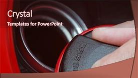  Presentation with diesel - Colorful PPT theme enhanced with save fuels save environment - close-up of hand holding diesel backdrop and a wine colored foreground