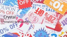  Presentation with coupons - Amazing slides having save money couponing - colorful clipped multi valued grocery backdrop and a lemonade colored foreground
