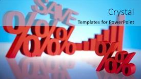  Presentation with save - PPT layouts with save sign background and a light blue colored foreground