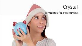  Presentation with autumn - Presentation theme featuring save surroundings - beautiful autumn landscape background and a white colored foreground