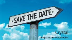  Presentation with save - PPT layouts featuring save the date sign background and a light blue colored foreground