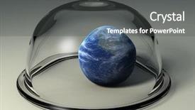  Presentation with save earth - Audience pleasing slides consisting of save the earth backdrop and a dark gray colored foreground