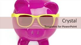  Presentation with saving - Amazing presentation theme having saving for holiday vacation backdrop and a coral colored foreground