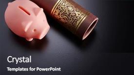  Presentation with global education - Slide set with global cost savings - saving for the education concept background and a  colored foreground