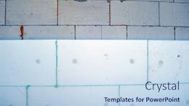  Presentation with heat - PPT theme featuring saving-heat-in-the-house background and a sky blue colored foreground