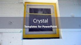  Presentation with heat - Slide deck enhanced with saving-heat-in-the-house background and a tawny brown colored foreground