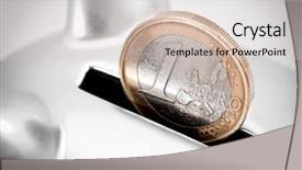  Presentation with piggy bank - Audience pleasing slide deck consisting of saving values - close-up full frame image backdrop and a light gray colored foreground