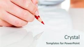  Presentation with government - Audience pleasing theme consisting of savings and budegt cuts backdrop and a sky blue colored foreground