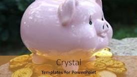  Presentation with asset management - PPT layouts featuring savings-for-business-investments-concept background and a gold colored foreground